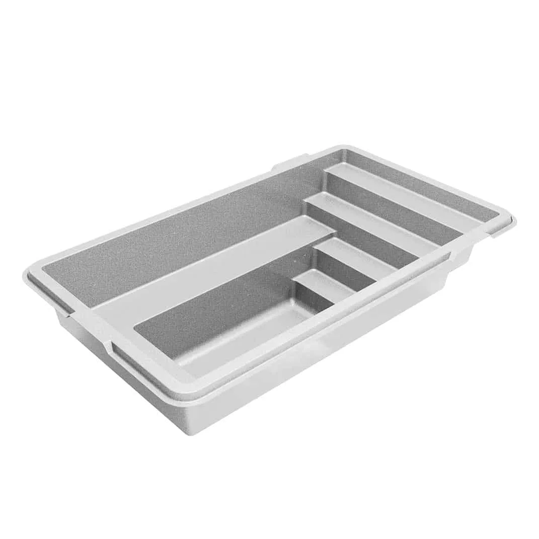 Latham Milan 8.14 fiberglass pool shell render, 14' × 8'
