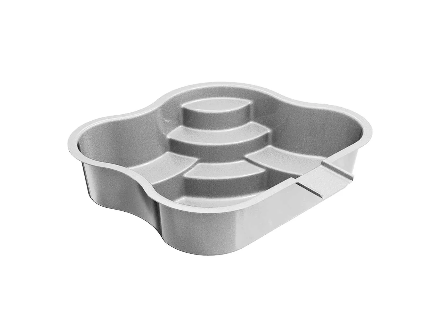 Latham Regal Spillover fiberglass spa
